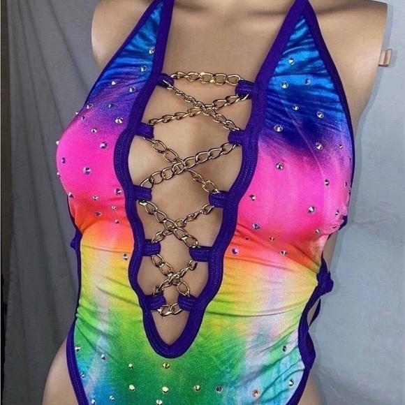 NEW exotic lingerie bodysuit - Picture 4 of 10